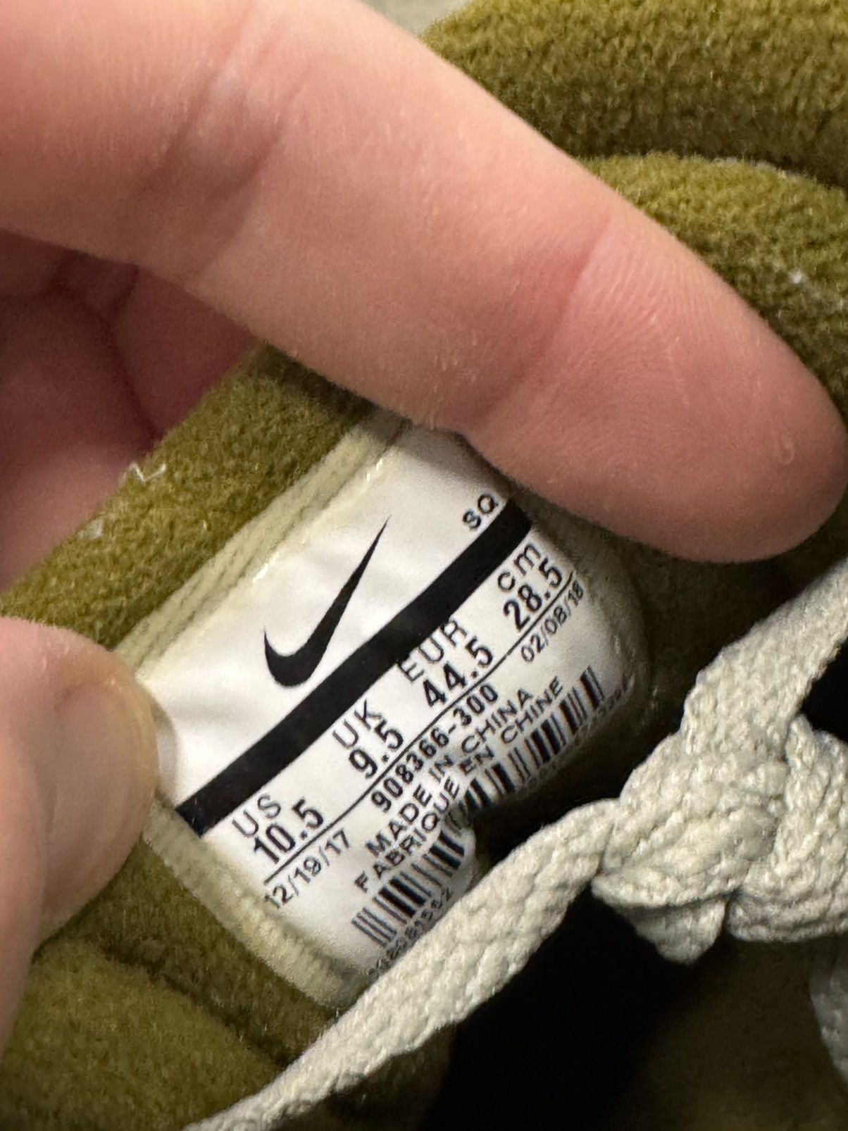 Nike Nike Air Max 1 Premium Retro Green Curry Size 10.5 Size US 10.5 / EU 43-44 - 7 Thumbnail