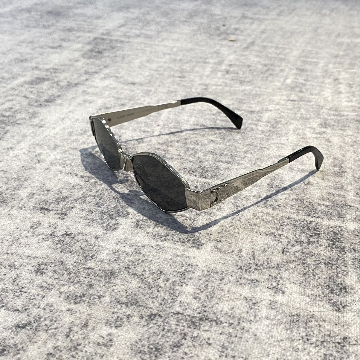 Celine CELINE Triomphe 01 Oval Sunglasses SILVER Size ONE SIZE - 1 Thumbnail