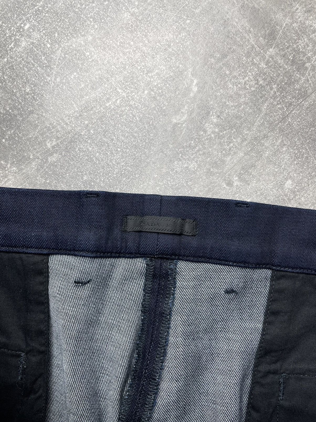 Prada Prada Black Tab Navy Cotton Slim Trousers Dark Blue Size 38 Size US 38 / EU 54 - 10 Thumbnail
