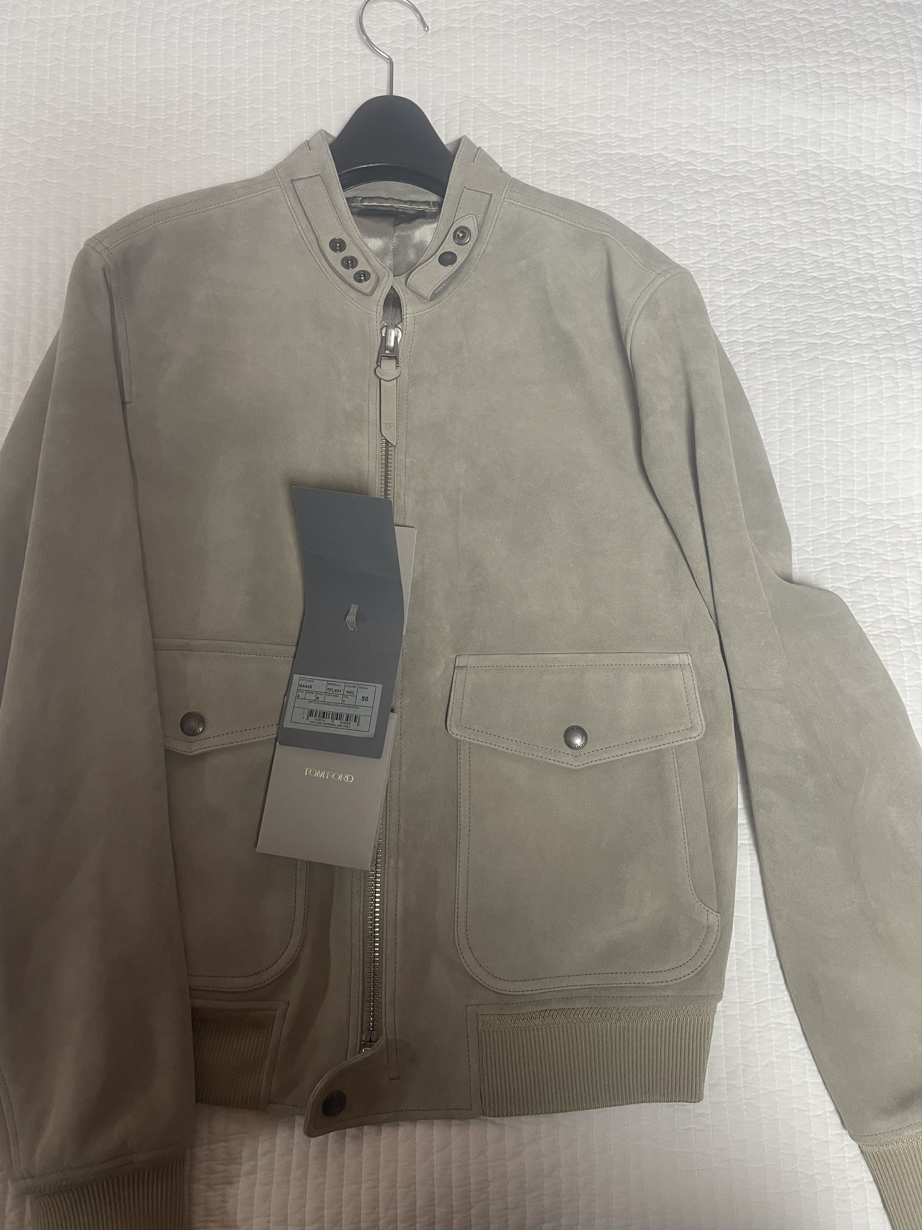 Tom Ford TOM FORD BUTTERY SUEDE ZIP JACKET Size US M / EU 48-50 / 2 - 2 Thumbnail