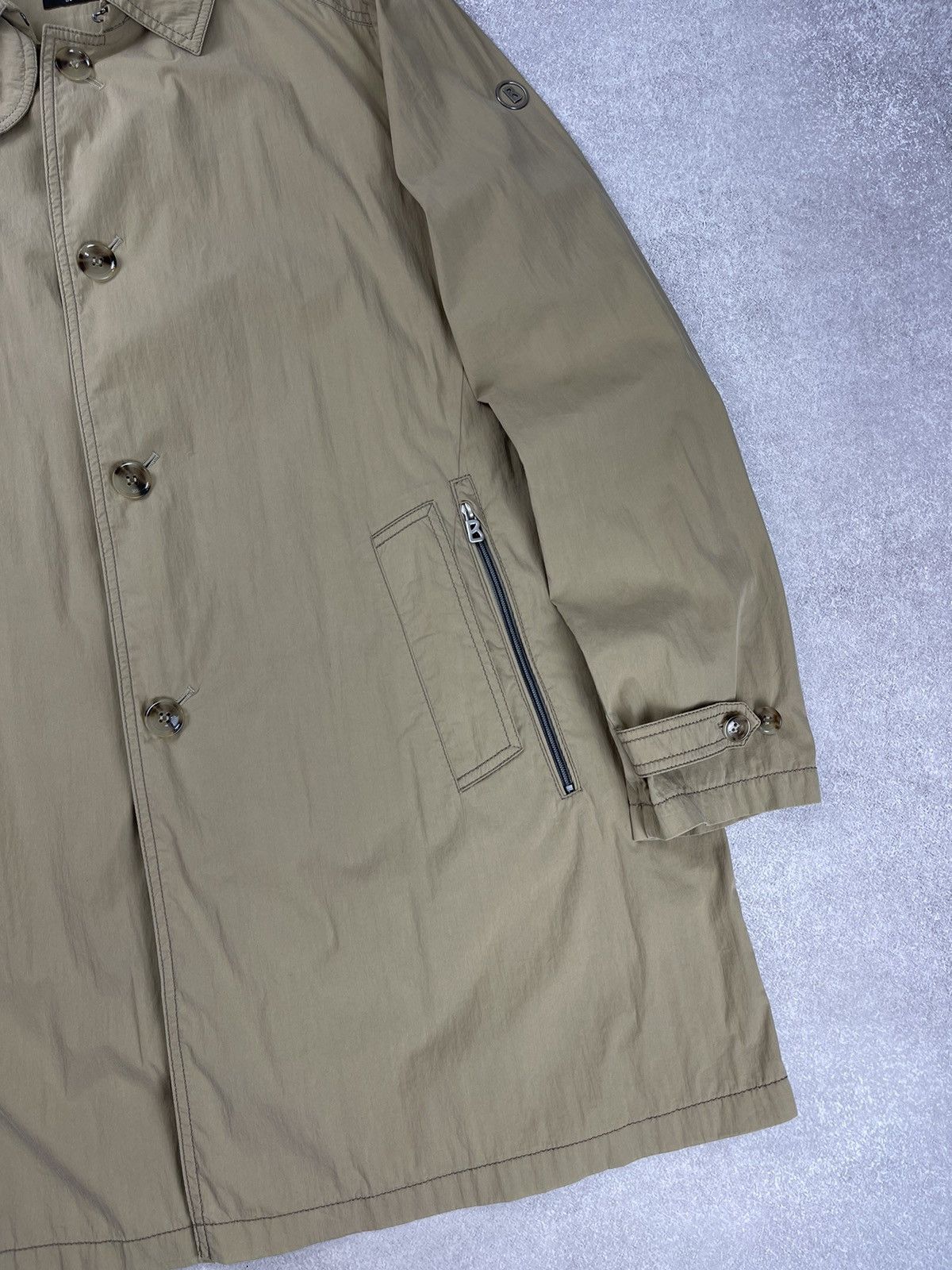 Bogner × Vintage Vintage Bogner Men’s Trench Coat Jacket Size US L / EU 52-54 / 3 - 2 Thumbnail
