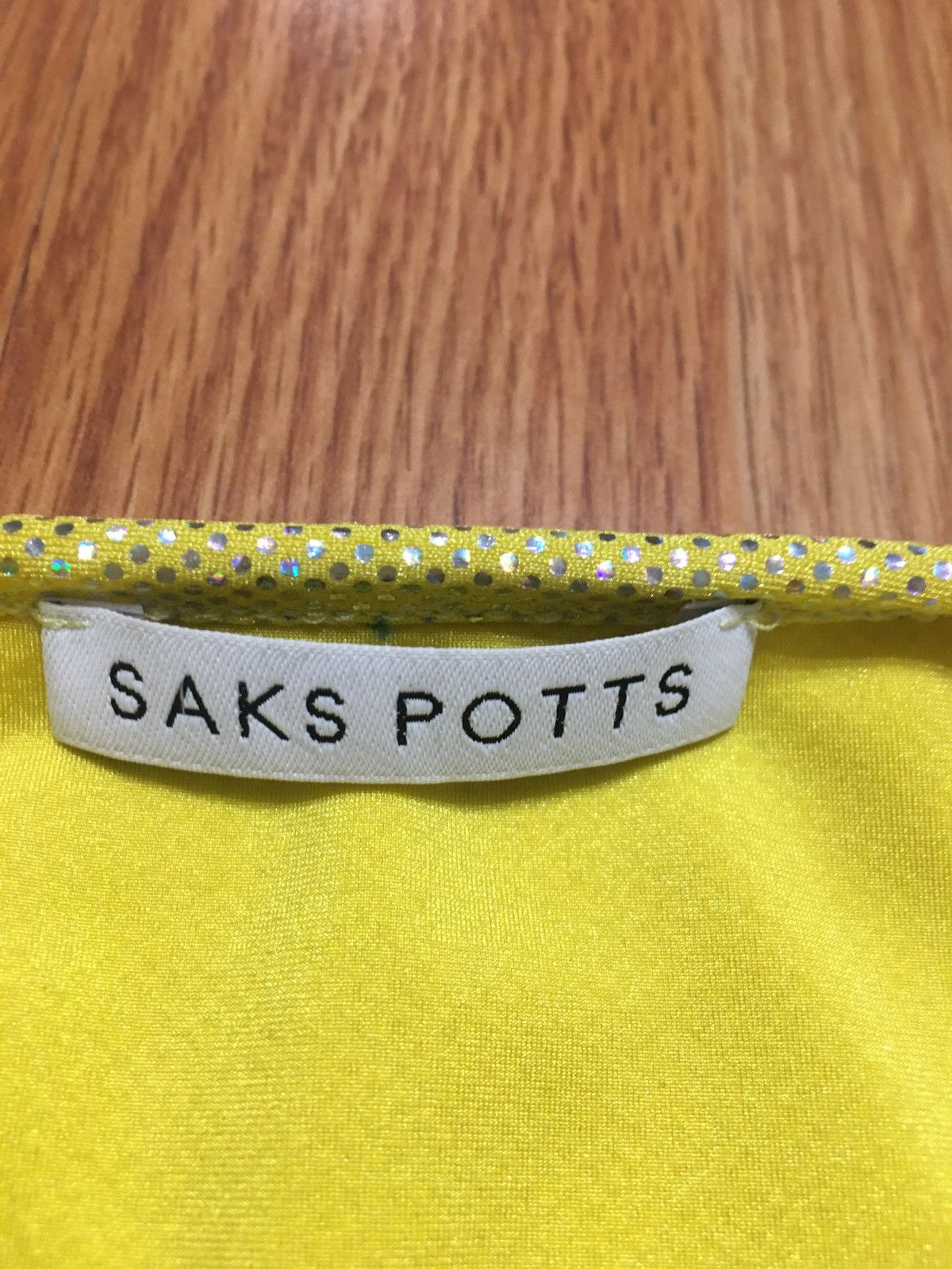 Saks Potts Saks Potts Yellow Citrus Shimmer Vision Dress Size 2/ S Size S / US 4 / IT 40 - 14 Thumbnail