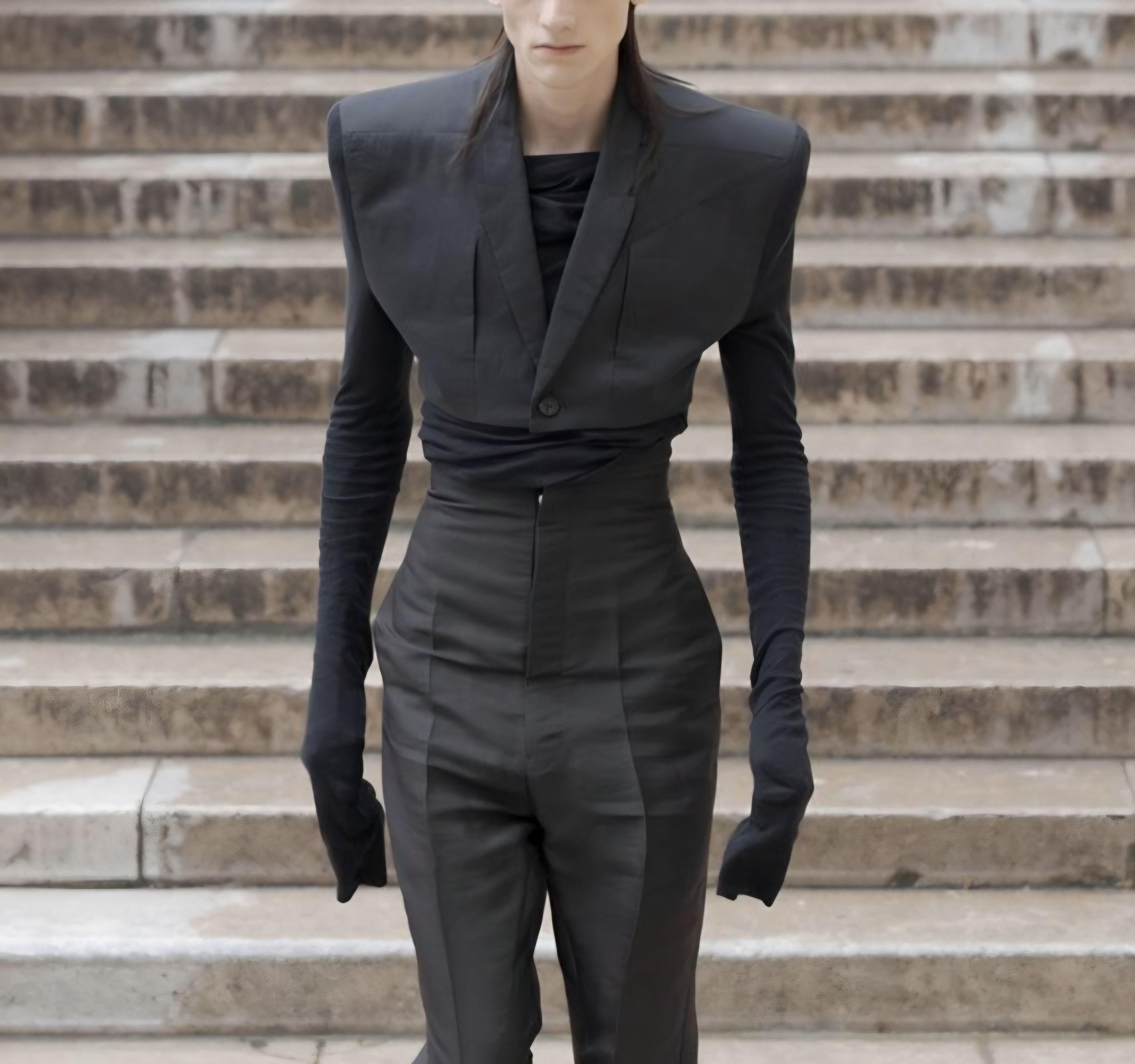 Rick Owens Rick Owens cutted blazer runway LIDO SS24 Size 48S - 1 Thumbnail