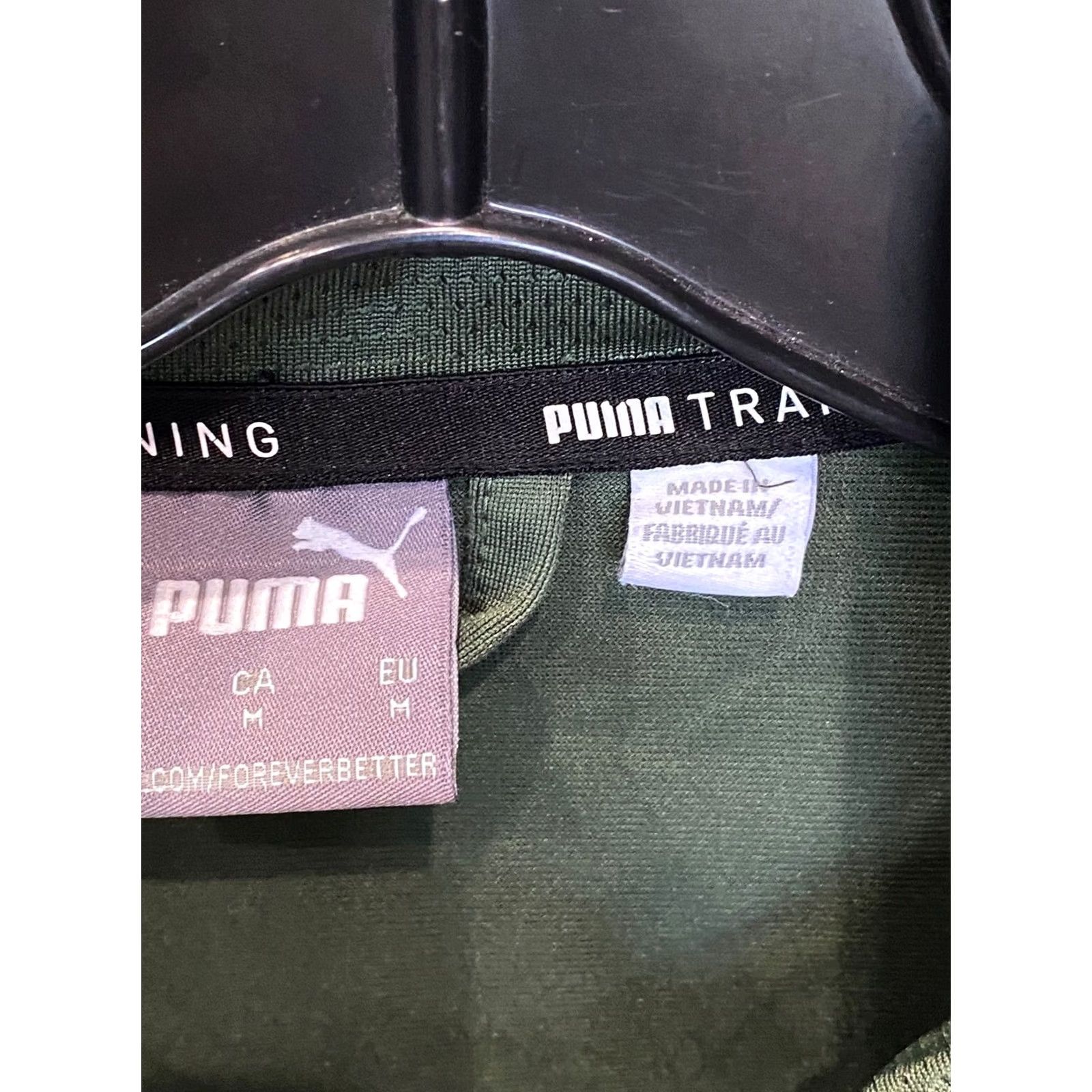 Puma Puma Sweatshirt Green Zippered Training Track SWEATER Medium M Size US XL / EU 56 / 4 - 5 Thumbnail