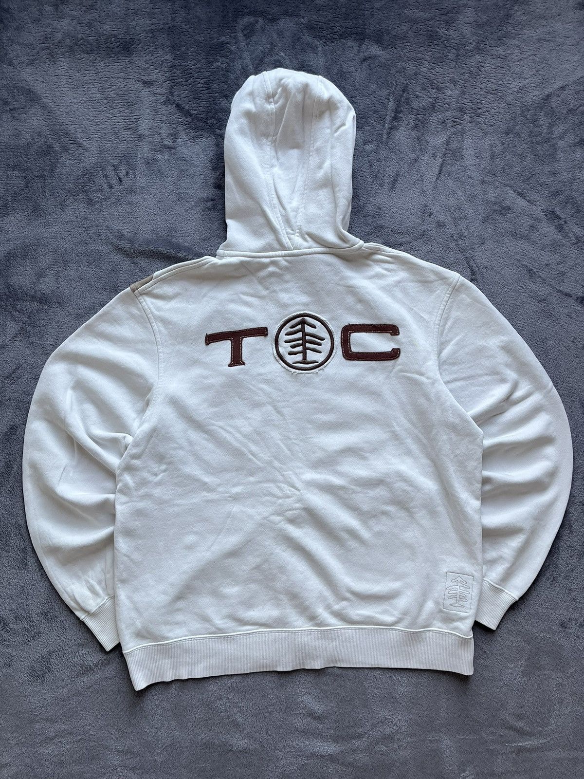 Nike 00s Nike Big Logo Boxy Oversized Zip Hoodie Swoosh Retro Y2k Size US L / EU 52-54 / 3 - 2 Thumbnail