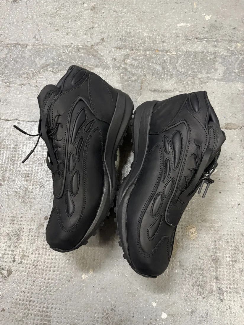 Acne Studios × Vintage Acne Studios Black Akme Military Vibram Horse Leather Sneakers Size US 8 / EU 41 - 7 Thumbnail