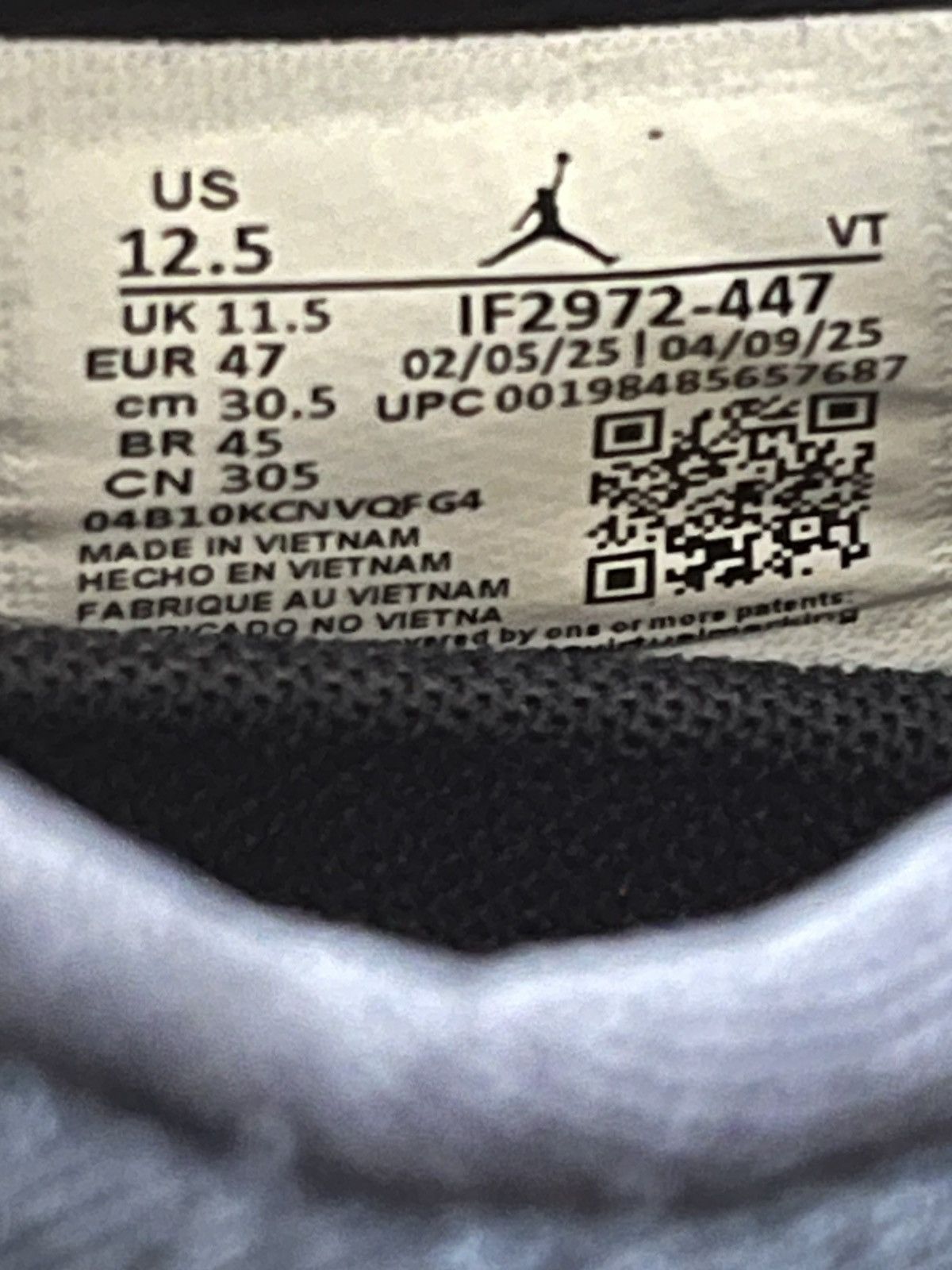 Jordan Brand Jordan Zoom Tenacity 88 Michigan PE (IF2972-447) Men’s 12.5 Size US 12.5 / EU 45-46 - 10 Thumbnail