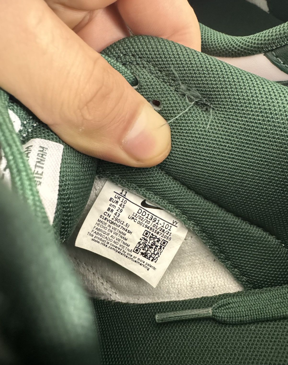 Jordan Brand Nike Dunk Low Michigan State Size US 11 / EU 44 - 8 Thumbnail