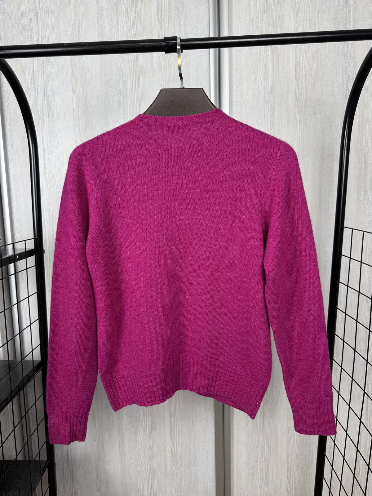 Fred Perry Fred Perry made in Italy Beta SPA wool cashmere pink sweater Size L / US 10 / IT 46 - 10 Thumbnail