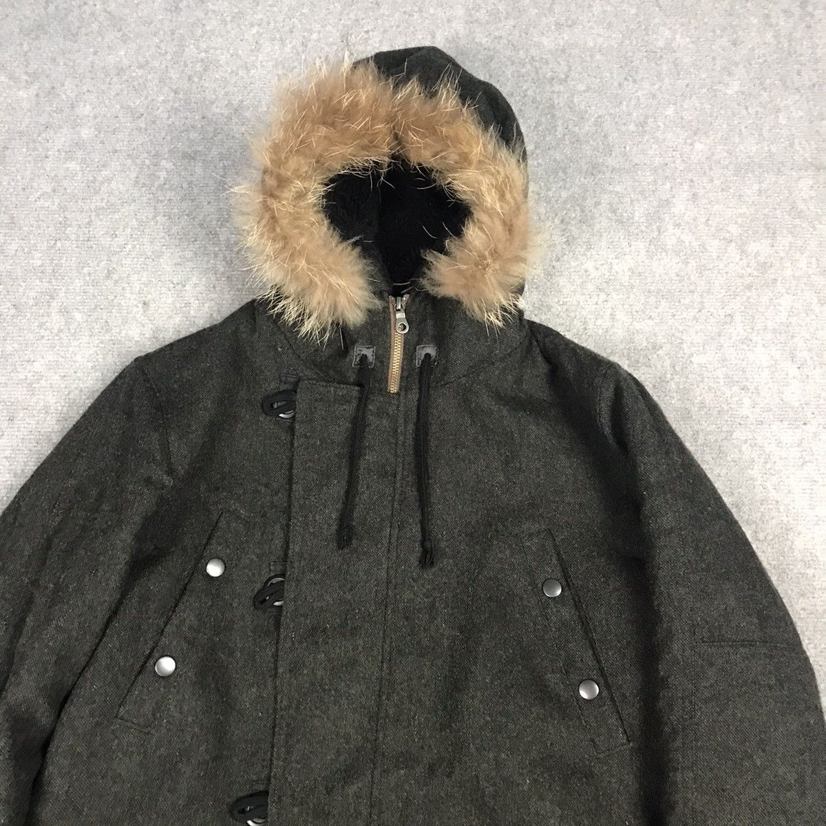 Boycott BOYCOTT WOOL PARKAS MILITARY STYLE FUR HOODIES JACKET Size US M / EU 48-50 / 2 - 2 Thumbnail