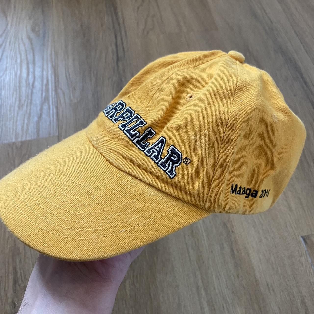 Caterpillar Yellow Caterpillar adjustable cap #workwear Vintage Size ONE SIZE - 1 Thumbnail