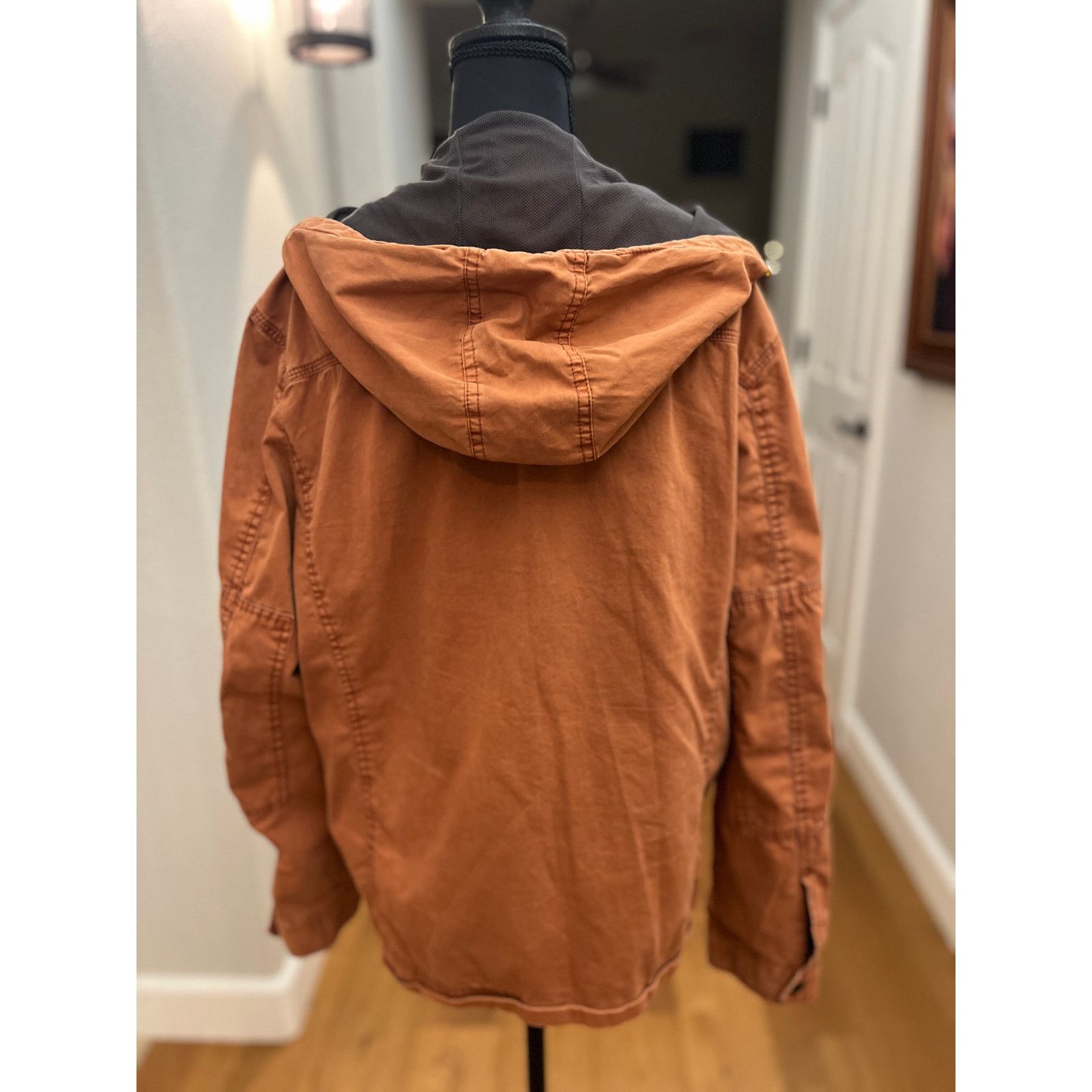Vintage Mantaray UK Burnt Orange Hooded Utility Jacket Men’s Medium Size US M / EU 48-50 / 2 - 9 Thumbnail