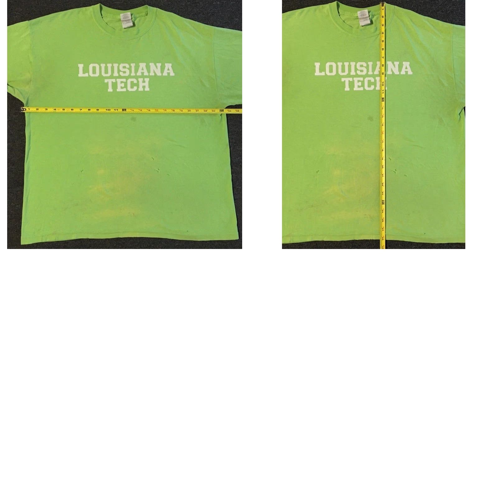 Vintage Vtg Louisiana Tech Faded Distress Shirt XL Neon College Skate Surf Grunge Y2K 90 Size US XL / EU 56 / 4 - 10 Thumbnail