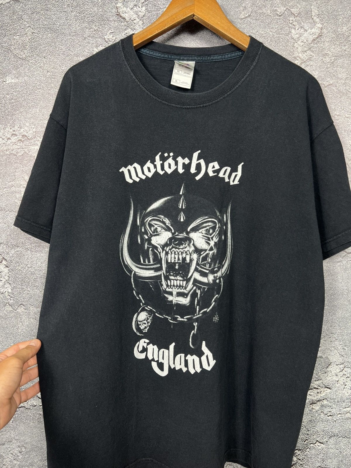 Band Tees Vintage Motorhead England Band Sun Faded T-shirt Tee Size US XL / EU 56 / 4 - 3 Thumbnail