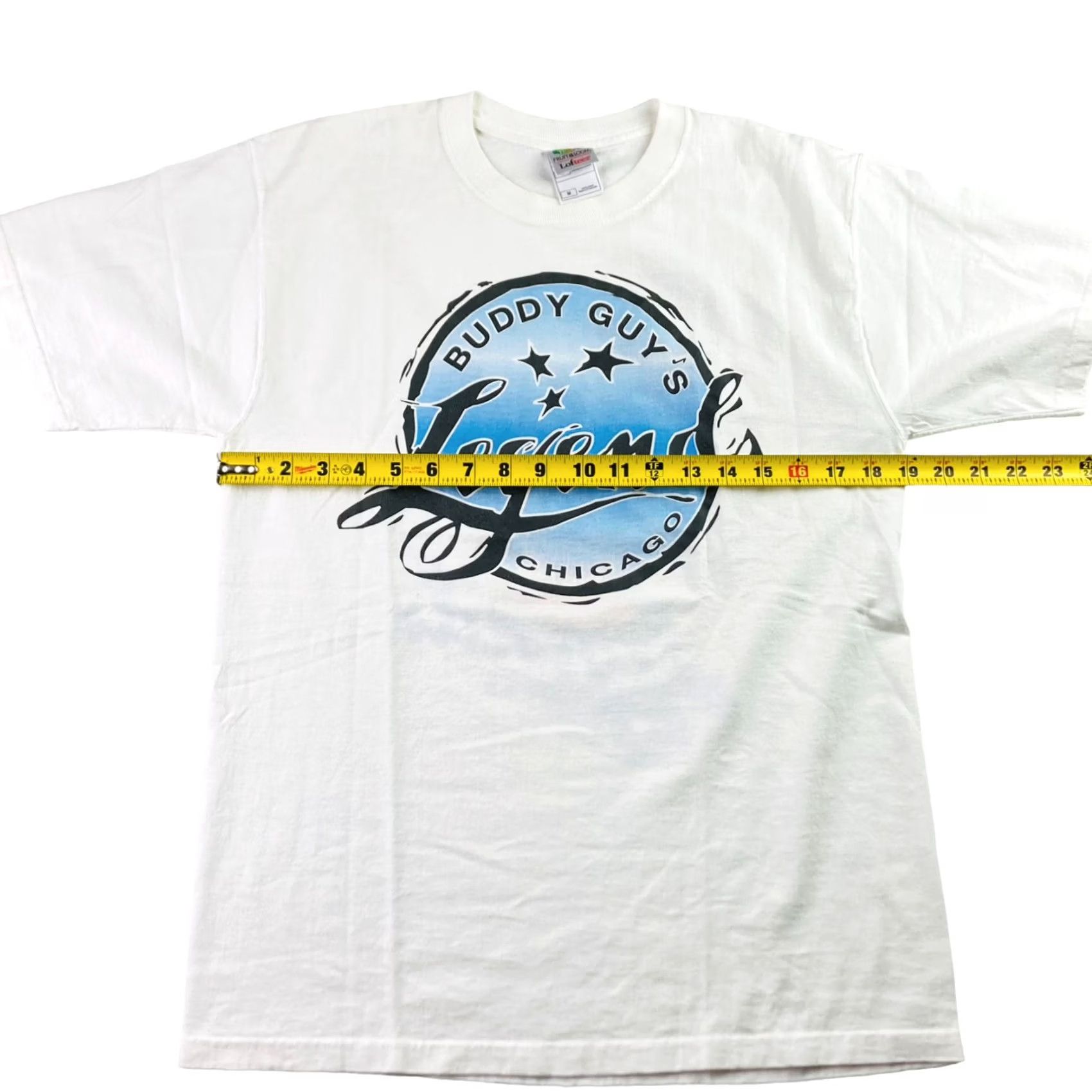 Fruit Of The Loom VINTAGE Buddy Guy's Legend's Chicago Men's Short Sleeve T-Shirt White M Size US M / EU 48-50 / 2 - 6 Thumbnail