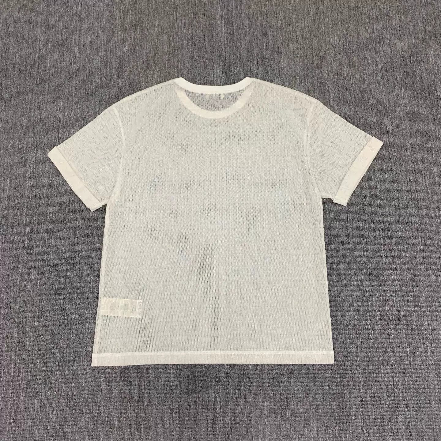 Fendi Fendi White FF Print Cutout SS M 95New JZ1812 Size US M / EU 48-50 / 2 - 2 Thumbnail