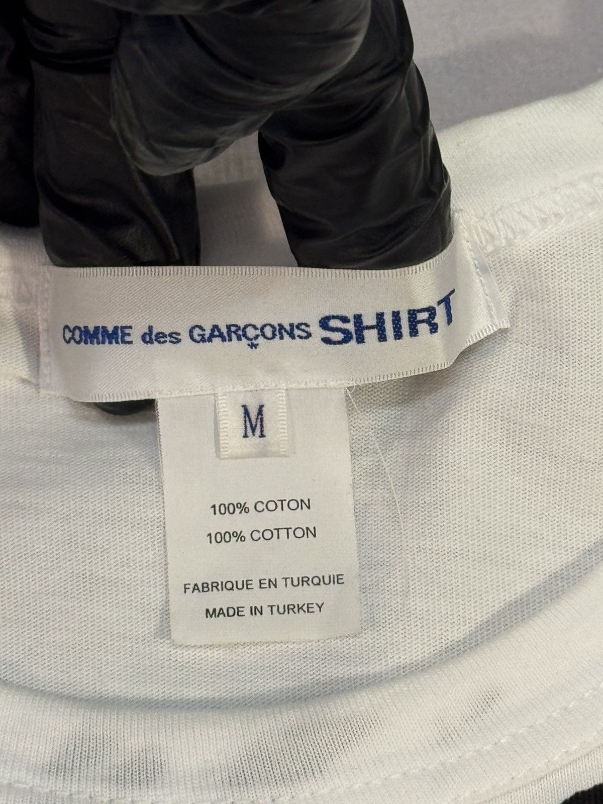 Comme des Garcons Ss22 Comme Des Garcons Shirt Splat Tee(White/L-XL) Size US L / EU 52-54 / 3 - 4 Thumbnail