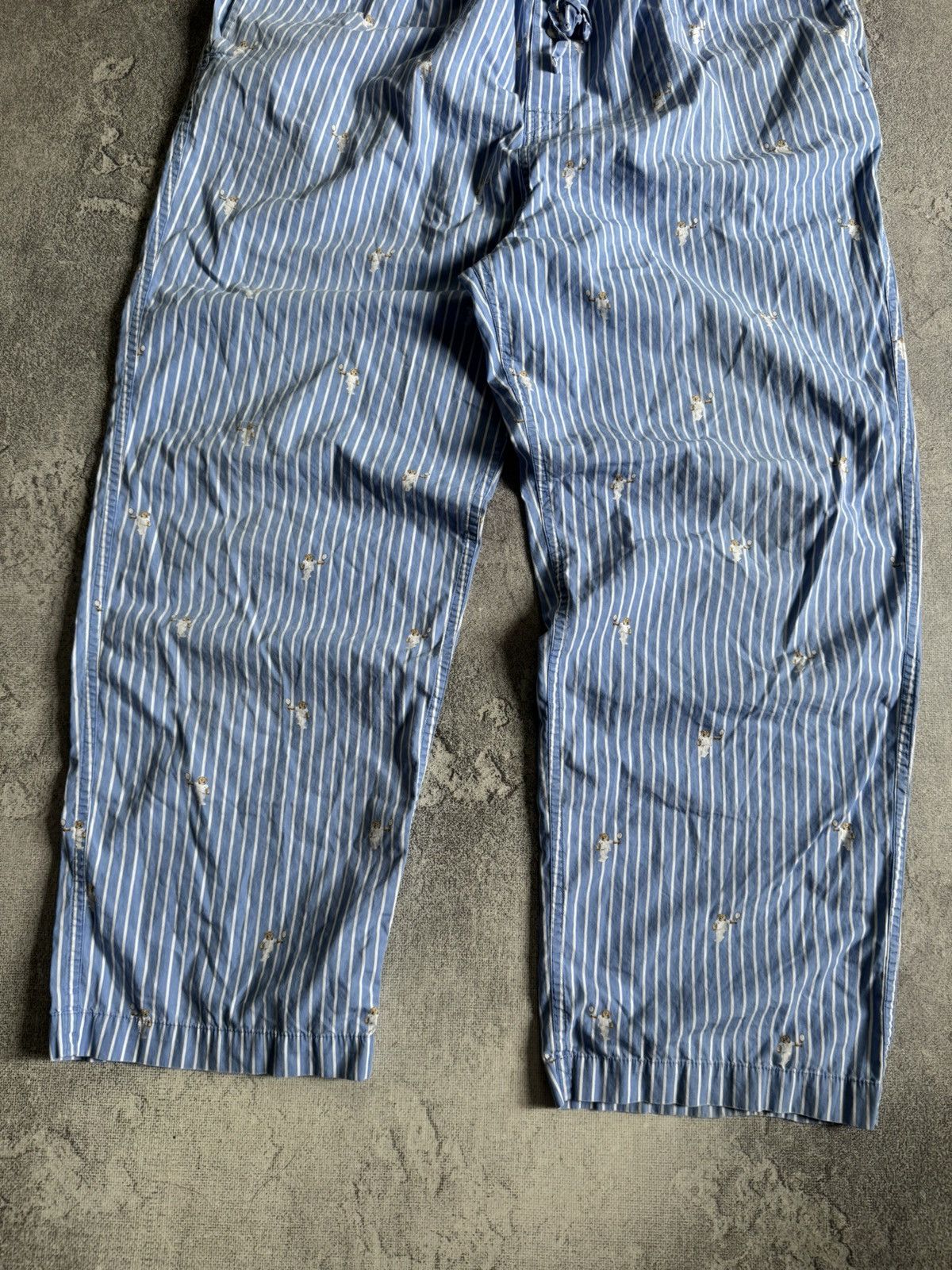 Polo Ralph Lauren Polo Ralph Lauren striped monogram sweat pants trousers 👖 Size US 34 / EU 50 - 6 Thumbnail