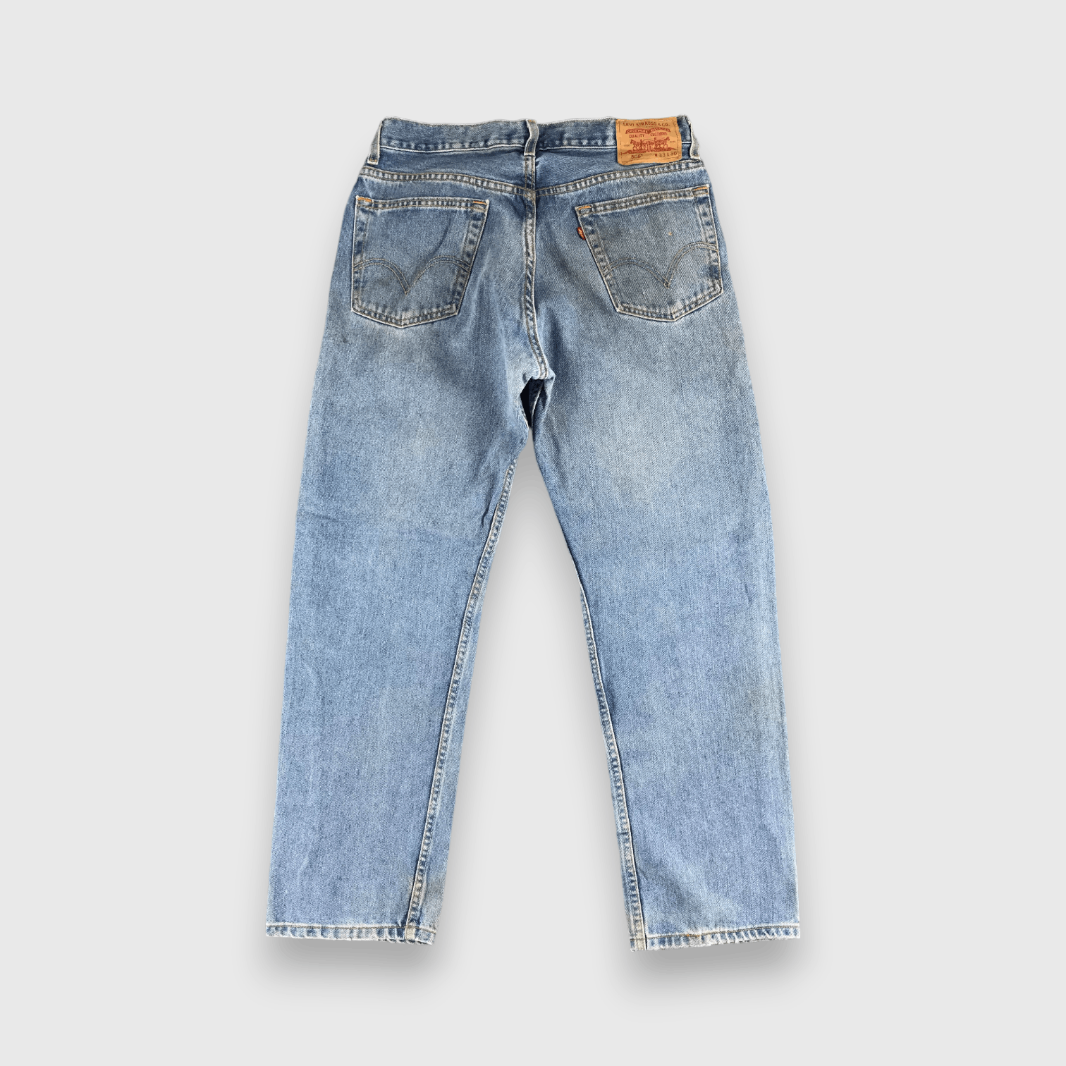 Levi's Vintage Levis 505 Jeans Dirty Stone Wash Denim -J521 Size US 32 / EU 48 - 2 Thumbnail