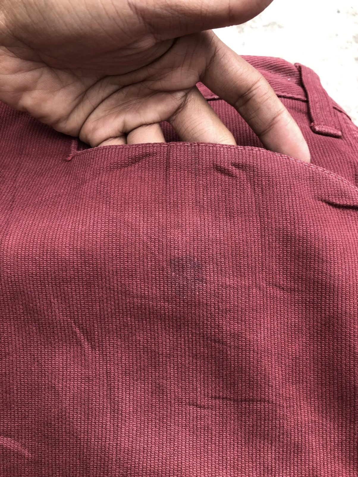 Japanese Brand FLARED⚡️⚡️SOUTH ROAD Japan Maroon Chinos Pants Size US 34 / EU 50 - 3 Thumbnail