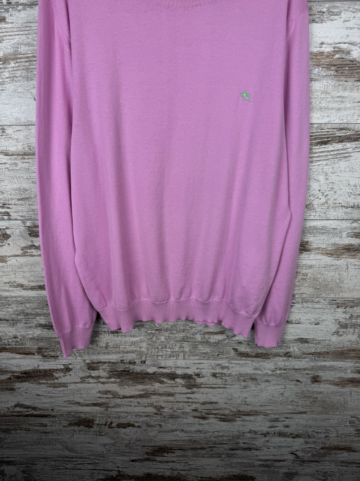 Etro Mens Vintage Etro milan luxury sweater knitwear sweatshirt Size US XL / EU 56 / 4 - 4 Thumbnail