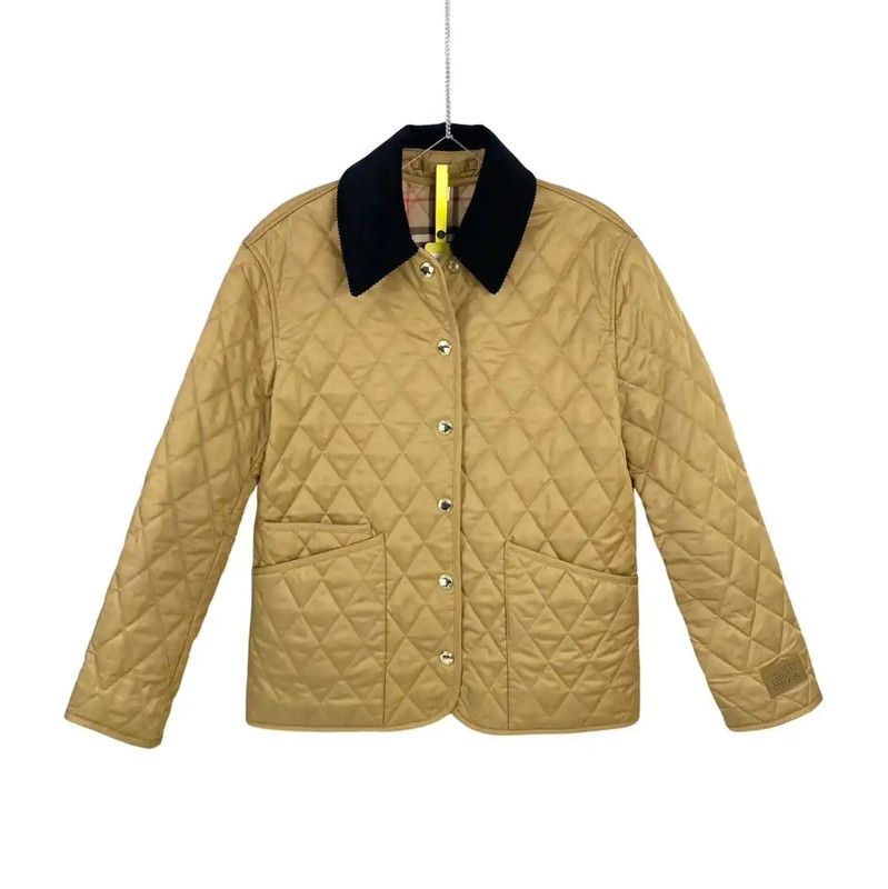Burberry Burberry Quilted Jacket in Ginger Yellow Size XS / US 0-2 / IT 36-38 - 1 Thumbnail