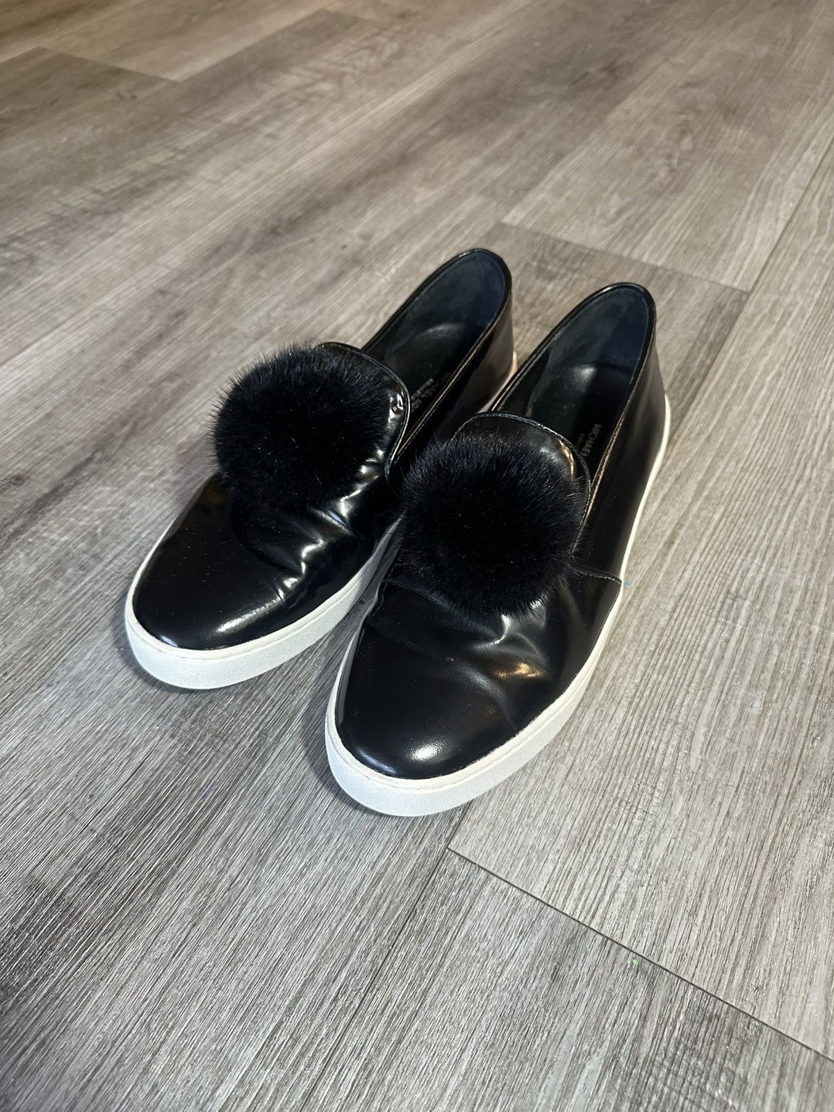 Michael Kors Michael Kors Collection Eddy Patent Leather Pom Pom Size US 7.5 / IT 37.5 - 1 Thumbnail