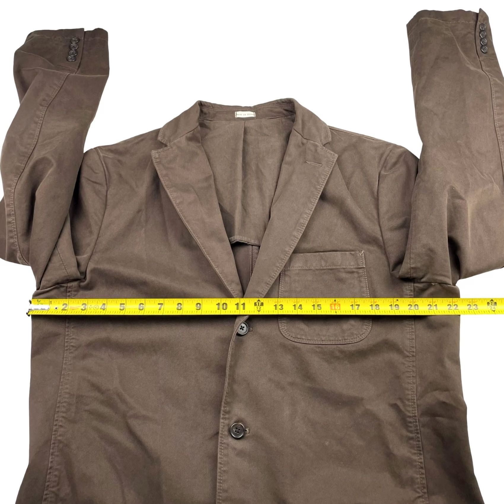 J.Crew J.CREW Mens Brown Blazer Large - Broken In Cotton Jacket Size 42R - 6 Thumbnail