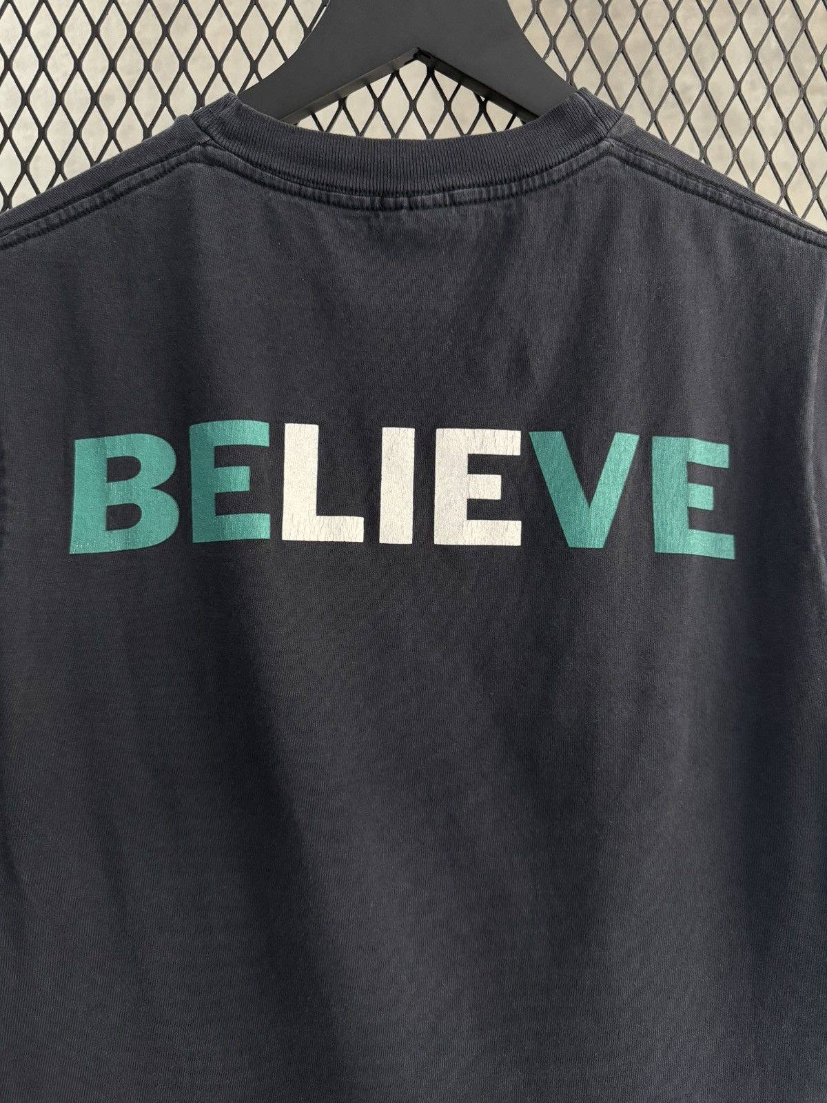 Marilyn Manson × Vintage Vintage GRAIL RARE 1996 Marilyn Manson Believe Jesus Tee Size US S / EU 44-46 / 1 - 7 Thumbnail
