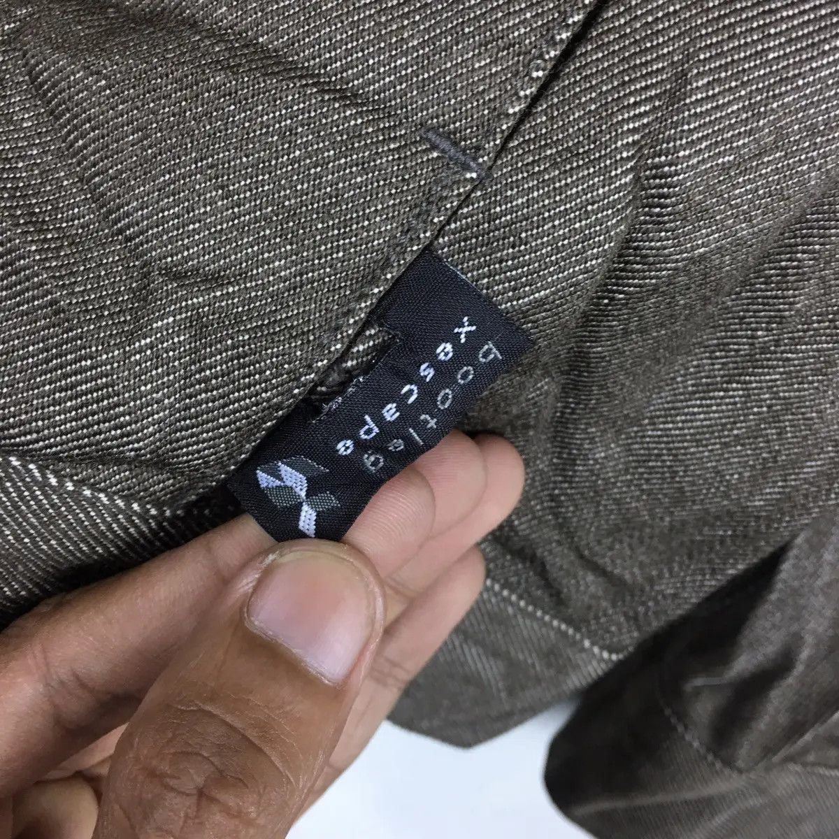 Japanese Brand × Vintage Vtg XESCAPE JAPAN DESIGNER Denim Jeans Jacket Parka Trench Size US L / EU 52-54 / 3 - 3 Thumbnail