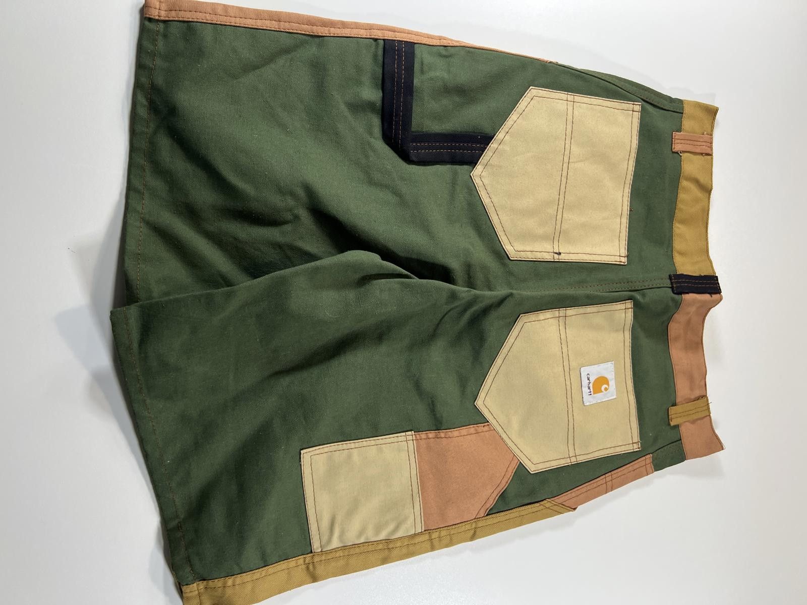 Unknown London Carhartt Custom Men's Colorblock Shorts Multicolor Panel 32 Size US 32 / EU 48 - 9 Thumbnail