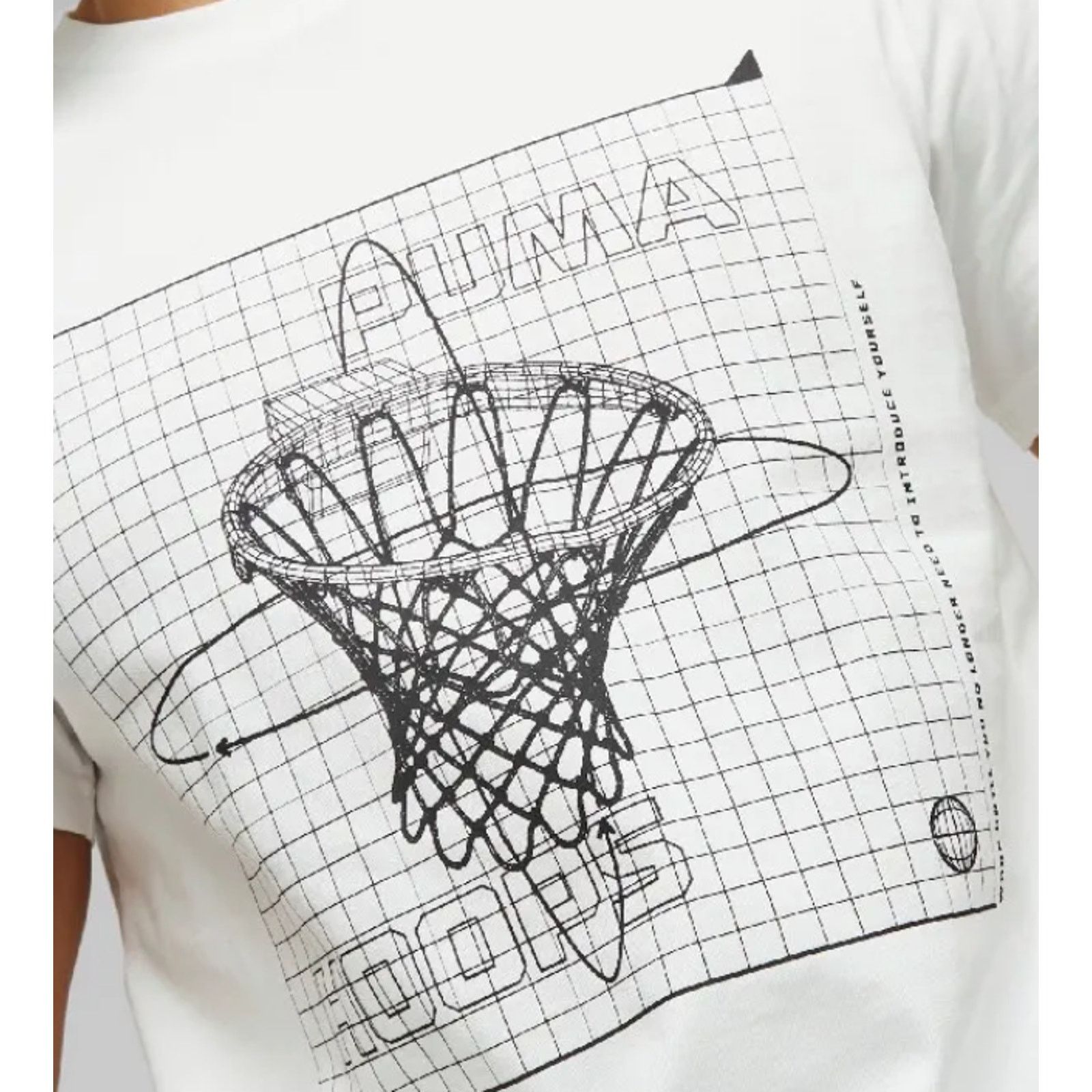 Puma Puma Clear Out 7 Tee Basketball Hoops White 538572-01 $35 LE Size US L / EU 52-54 / 3 - 8 Thumbnail