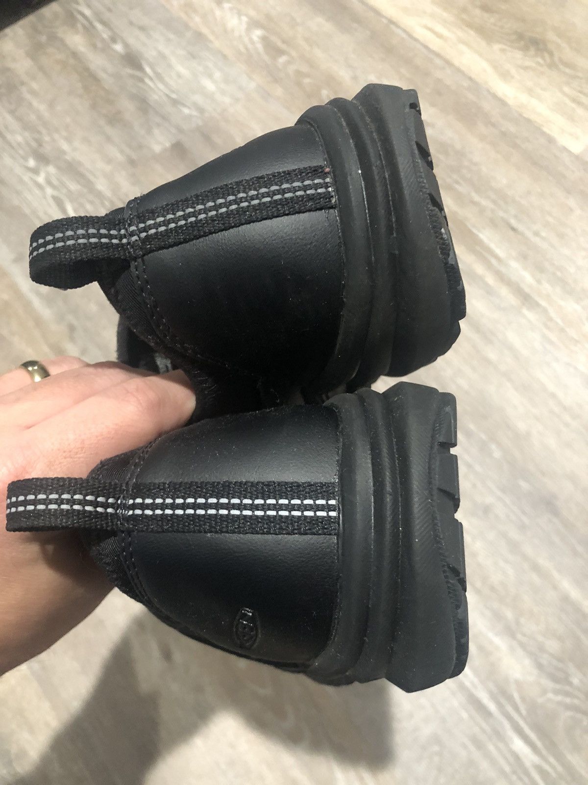 KEEN KEEN Utility Work Shoes Mens 7.5 Black Slip On Oil-Resistant Size US 7.5 / EU 40-41 - 4 Thumbnail