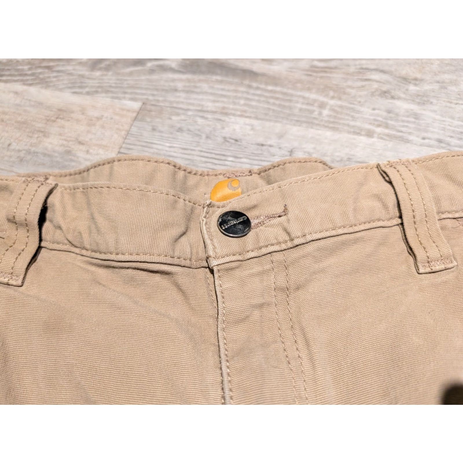 Carhartt Carhartt Relaxed Fit Utility Pants Mens 34x30 Tan Twill Workwear Pants Size US 34 / EU 50 - 6 Thumbnail