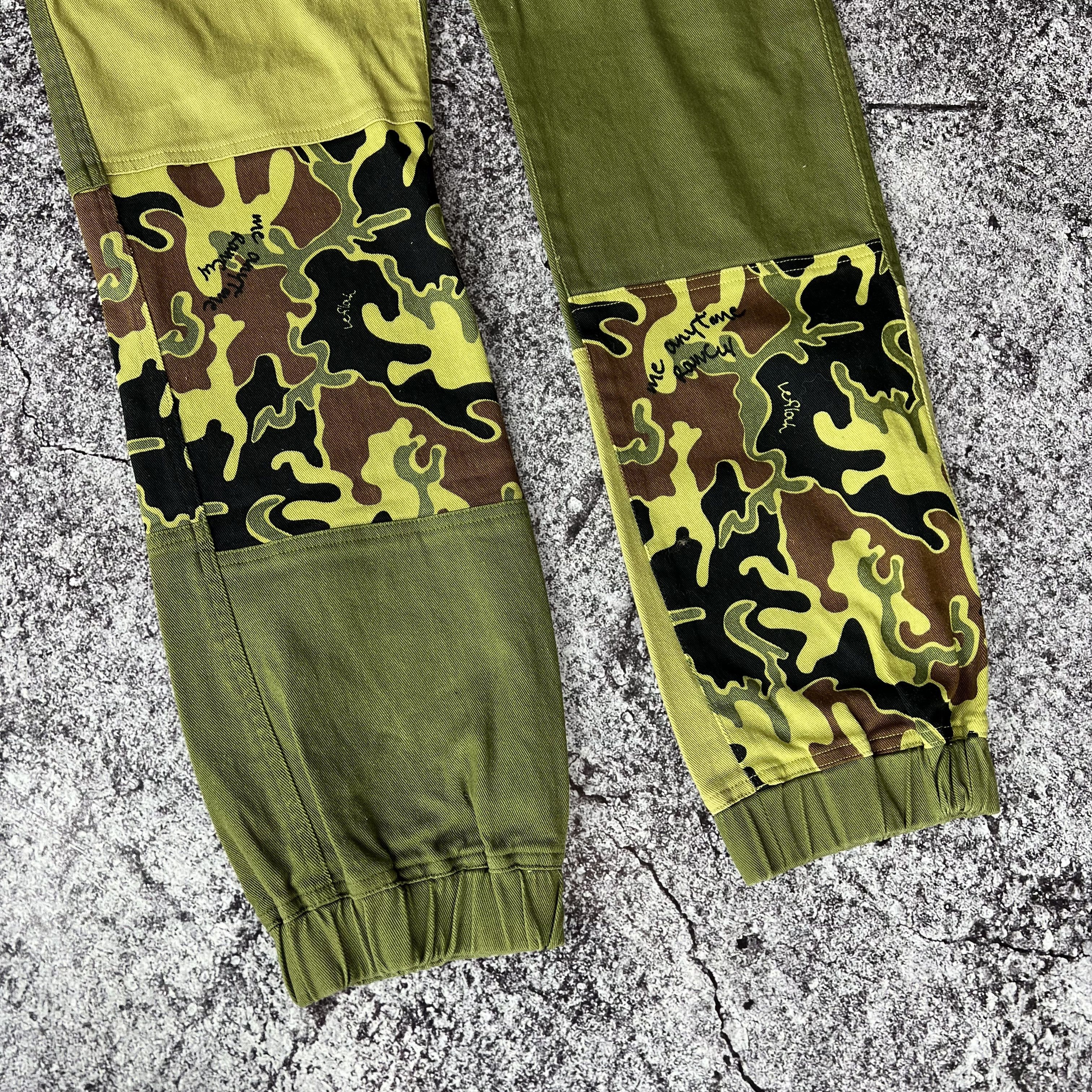 Japanese Brand Leflah Cargo Pants Multipocket Camo Size L Size US 33 - 8 Thumbnail