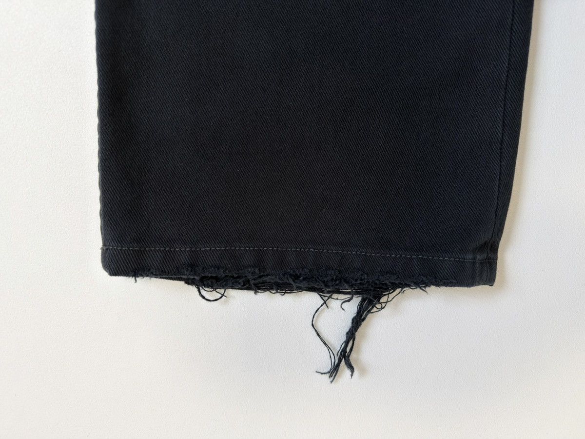 Balenciaga ‘Heel Bite’ Soft Black Left Hand Denim Jeans Size US 30 / EU 46 - 13 Thumbnail