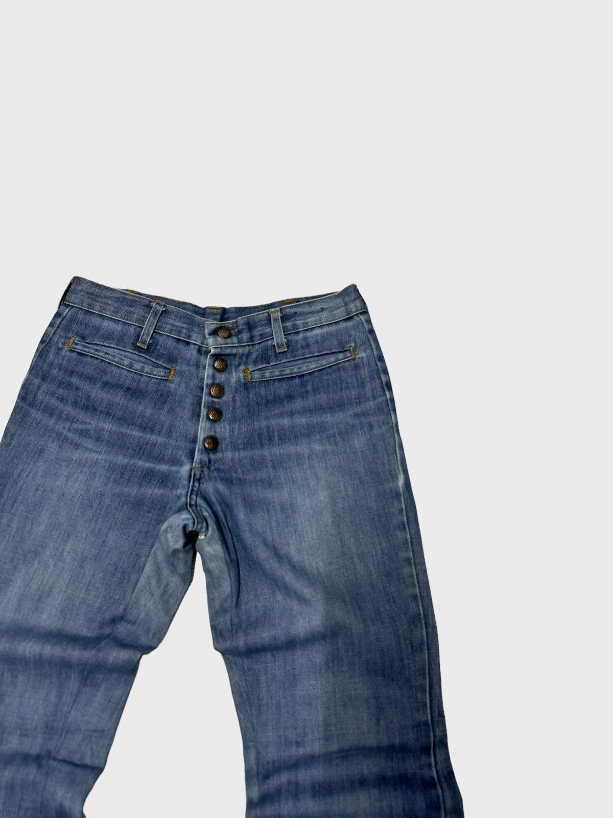 Hysteric Glamour × If Six Was Nine × Le Grande Bleu (L.G.B.) Vintage Rick Owens Junya Watanabe Style Ultra Flared Jeans Size US 27 - 5 Thumbnail