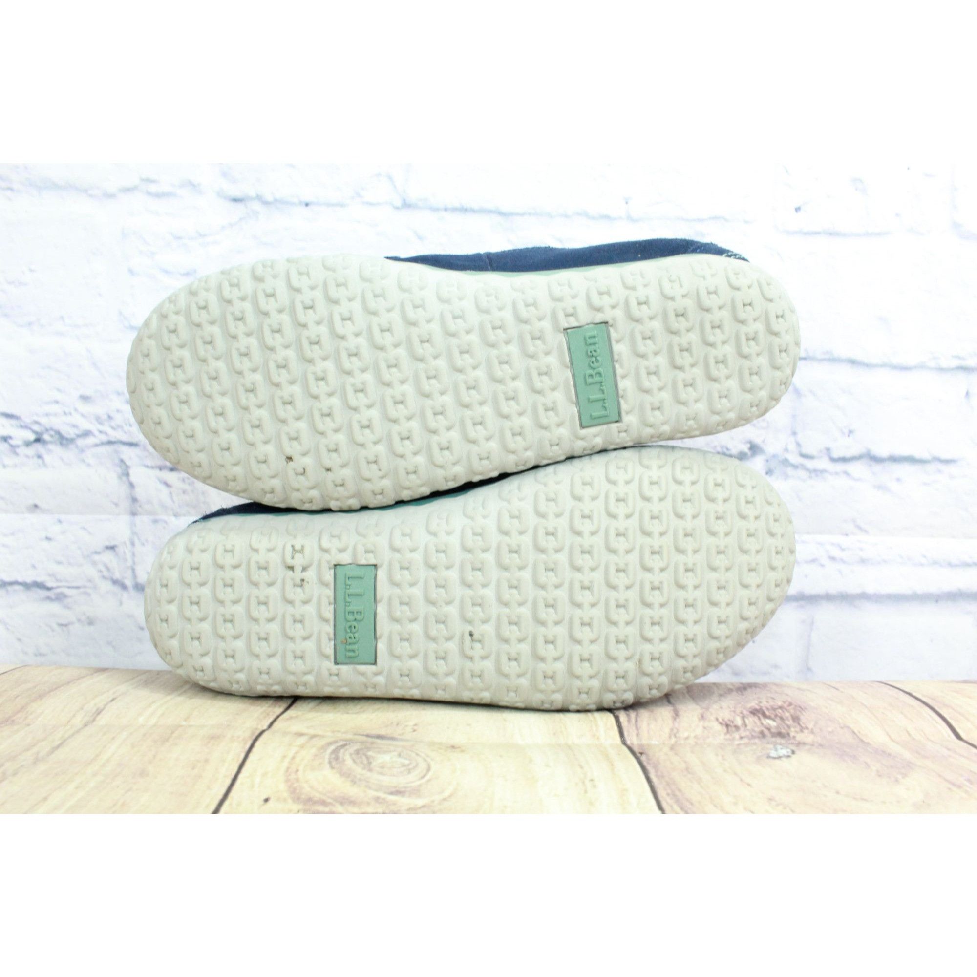 L.L. Bean LL Bean Blue Suede Fleece Lined Moccasins Size US 10 / IT 40 - 9 Thumbnail