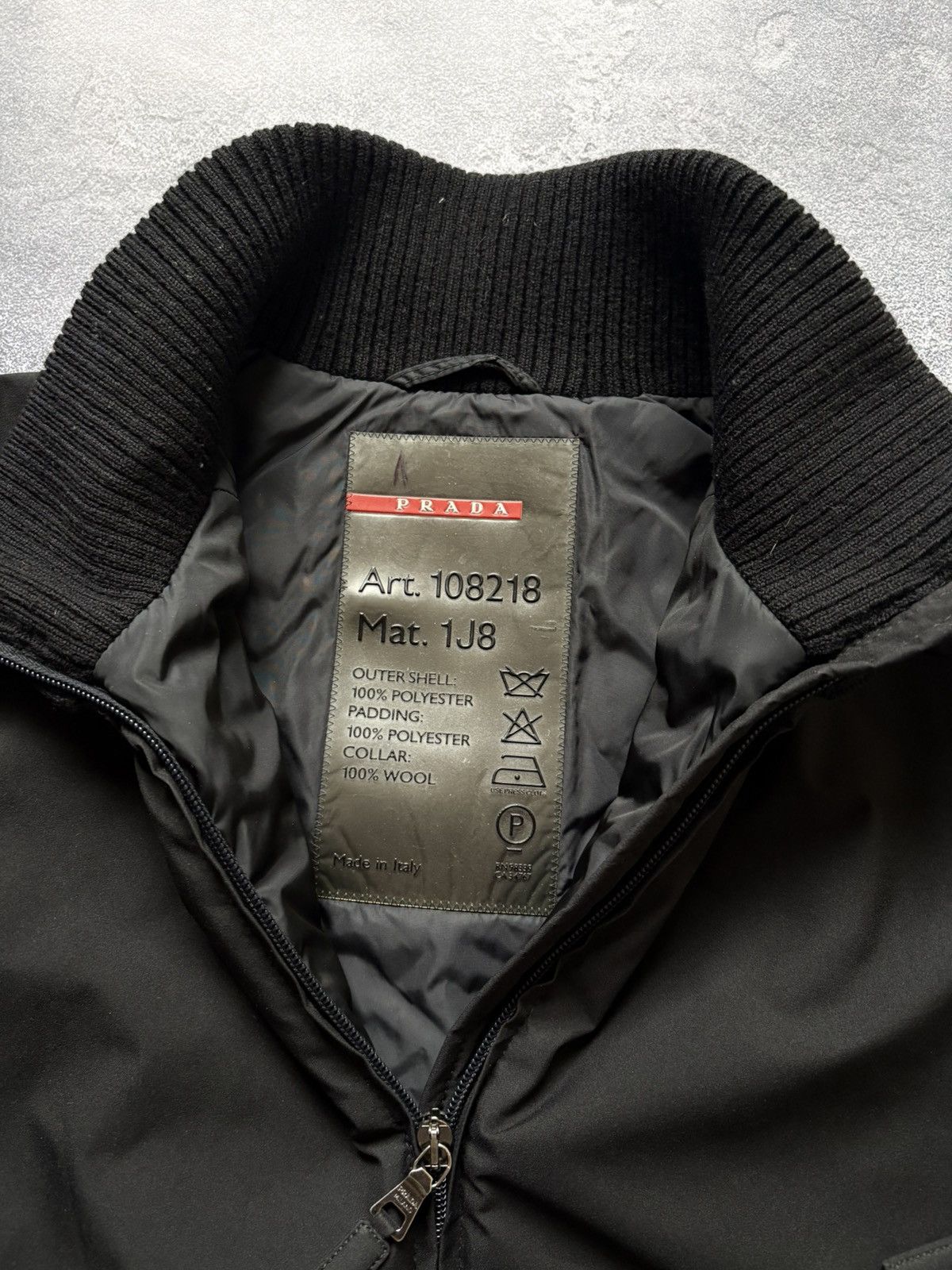 Prada Vintage Prada Red Tab Luxury Women’s Black Parka Size 44 Size M / US 6-8 / IT 42-44 - 7 Thumbnail
