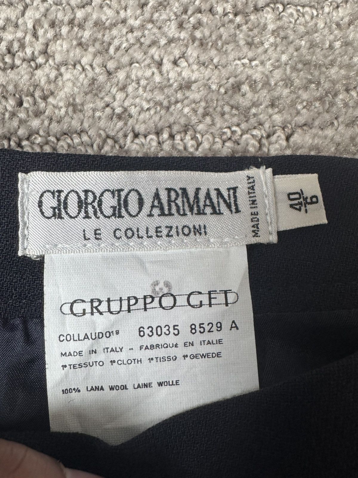 Giorgio Armani Giorgio Armani Navy Skirt Size 27" / US 4 / IT 40 - 3 Thumbnail