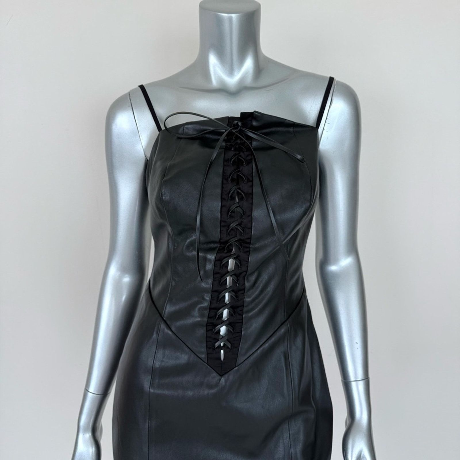 Other Jaswely women corset faux leather dress size M Size M / US 6-8 / IT 42-44 - 2 Thumbnail