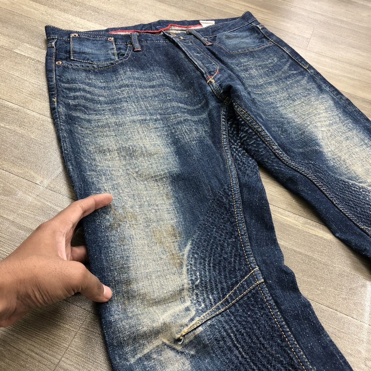 If Six Was Nine 2000s Japanese Brand Faded Y2K Lgb Goa Bootcut Flared Jeans Size US 32 / EU 48 - 12 Thumbnail