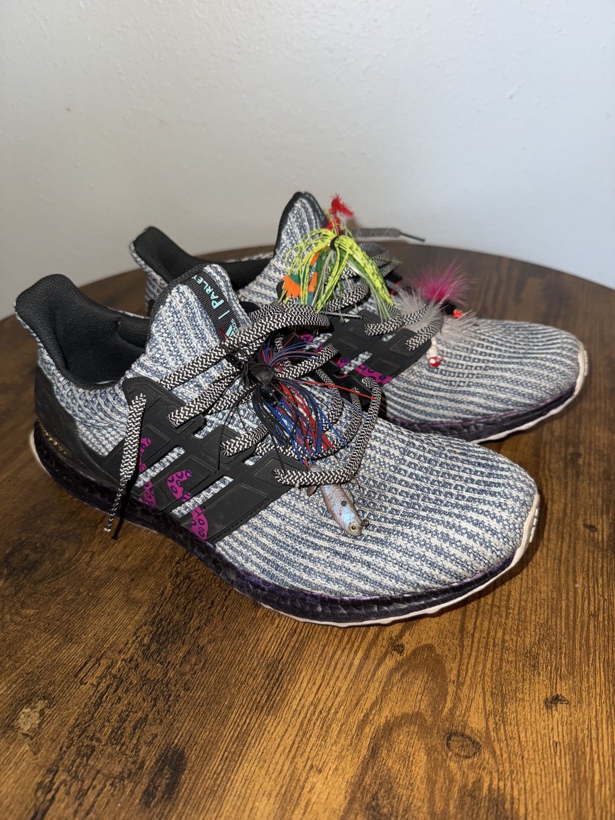 Adidas CUSTOM ULTRABOOST 4.0 “Parley” “Inky Krackens” Size US 11.5 / EU 44-45 - 3 Thumbnail