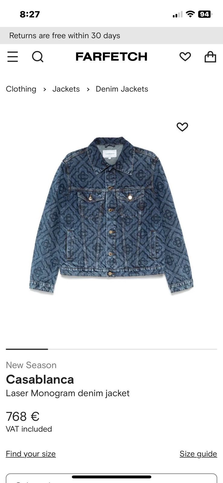 Casablanca Aw24/25 Size US XL / EU 56 / 4 - 9 Thumbnail