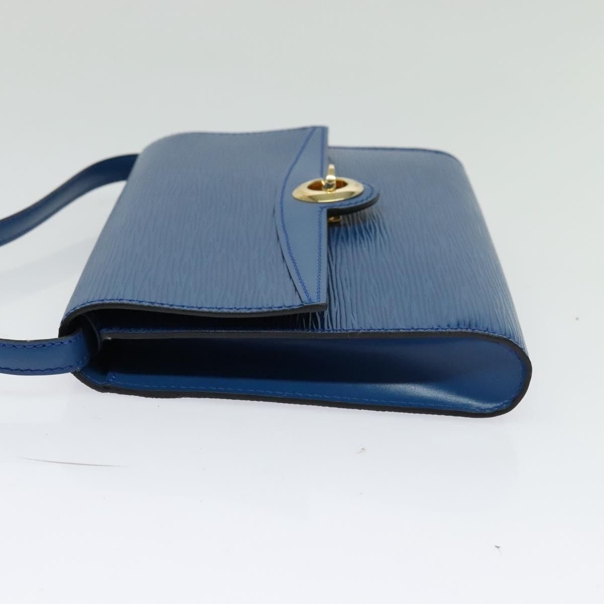 Louis Vuitton LOUIS VUITTON Epi Pochette Arche Shoulder Bag Blue M52575 Size ONE SIZE - 3 Thumbnail