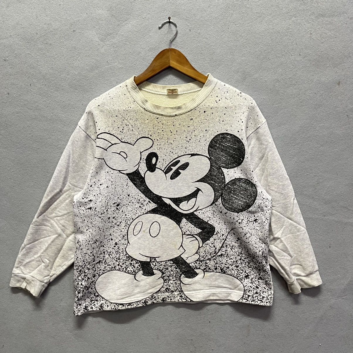 Disney Vintage Disney Mickey Mouse All-Over Print Sweatshirt Size US M / EU 48-50 / 2 - 1 Thumbnail