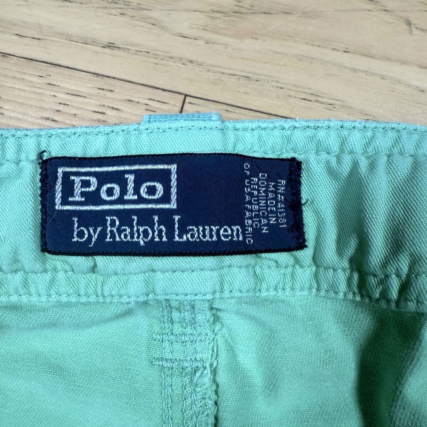Polo Ralph Lauren VINTAGE 90s Polo Ralph Lauren Cargo Shorts Men 38 Teal Blue Military Grunge Paratrooper Polo Ralph Lauren Mens 90s Size US M / EU 48-50 / 2 - 6 Thumbnail