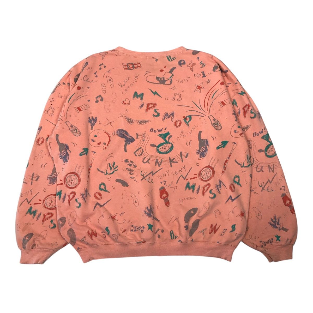 Issey Miyake 📌Vintage Sweatshirt Unbranded Full Print Issey Miyake Size US M / EU 48-50 / 2 - 2 Thumbnail