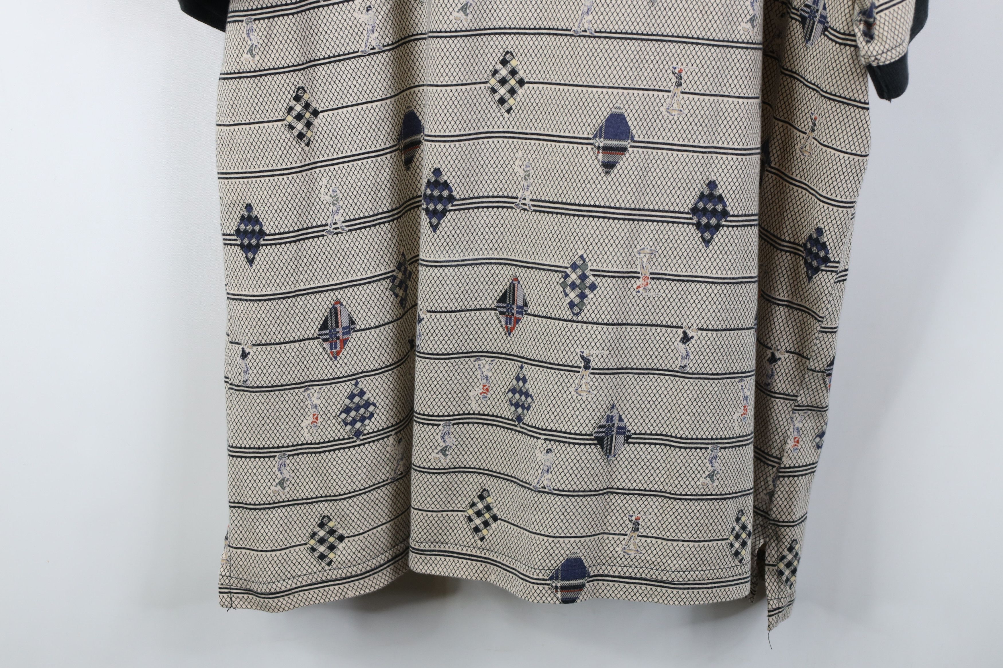 Vintage Vintage 90s Streetwear All Over Print Golf Polo Shirt Size US XL / EU 56 / 4 - 11 Thumbnail