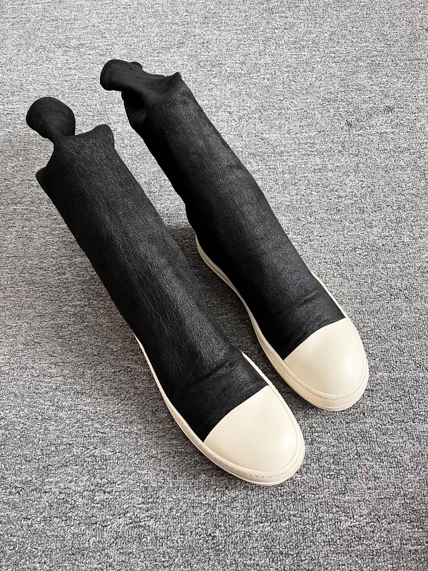 Rick Owens Rick Owens 17FW Lambskin Tall Boots Size US 8.5 / EU 41-42 - 1 Thumbnail